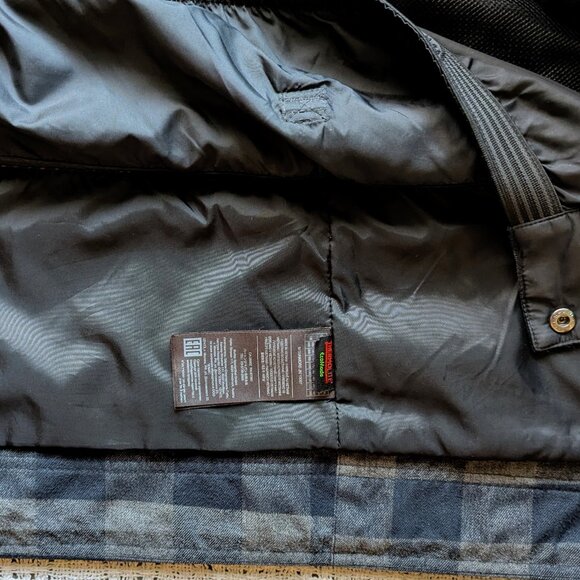 Men’s Burton Dunmore Snowboard Ski Hooded Jacket Black and Gray Plaid Size M - Picture 8 of 8